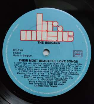 LP Bee Gees: Their Most Beautiful Love Songs