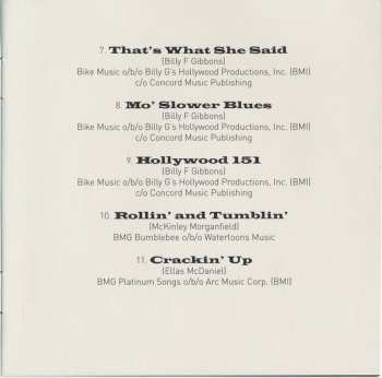 CD Billy Gibbons: The Big Bad Blues