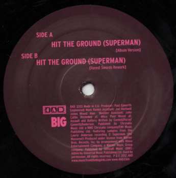 LP The Big Pink: Hit The Ground (Superman)
