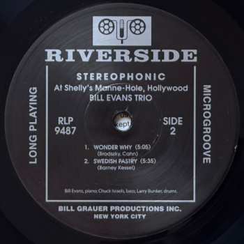 2LP The Bill Evans Trio: At Shelly's Manne-Hole