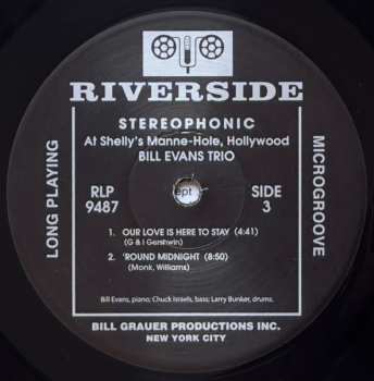 2LP The Bill Evans Trio: At Shelly's Manne-Hole