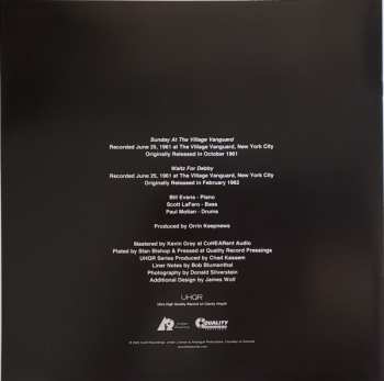 2LP The Bill Evans Trio: Sunday At The Village Vanguard LTD | NUM