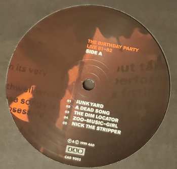 2LP/CD The Birthday Party: Live 81-82