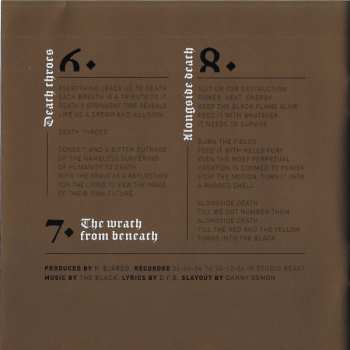 CD The Black: Alongside Death