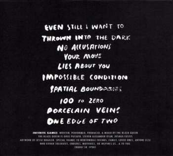 CD The Black Queen: Infinite Games