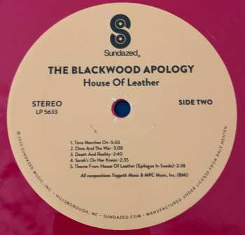 LP The Blackwood Apology: House Of Leather LTD | CLR