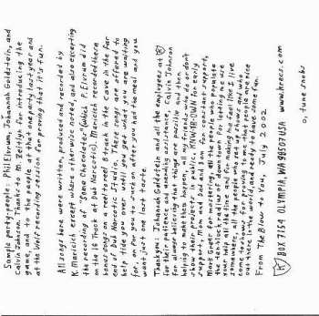 CD The Blow: Bonus Album