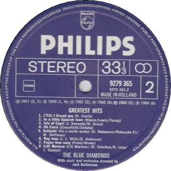 LP The Blue Diamonds: Greatest Hits