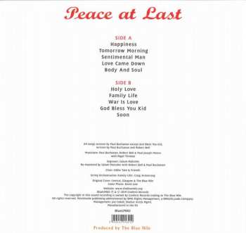 LP The Blue Nile: Peace At Last