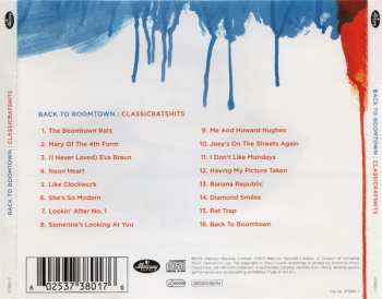 CD The Boomtown Rats: Back To Boomtown: Classicratshits