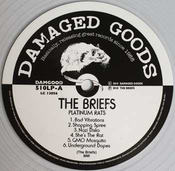 LP The Briefs: Platinum Rats CLR