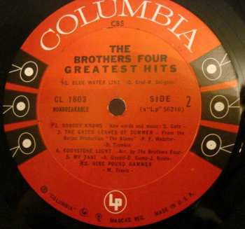 CD The Brothers Four: Greatest Hits