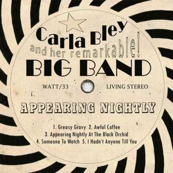 CD The Carla Bley Big Band: Appearing Nightly