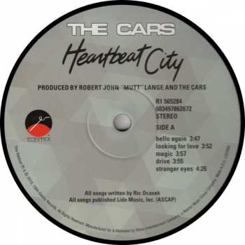 2LP The Cars: Heartbeat City