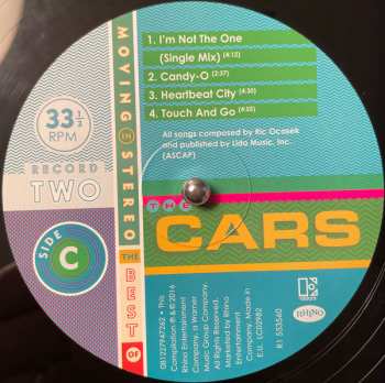 2LP The Cars: Moving In Stereo: The Best Of The Cars