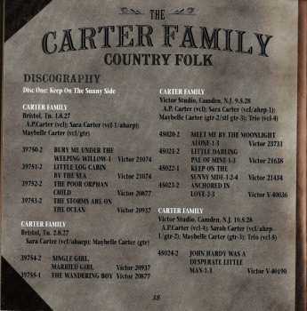 4CD/Box Set The Carter Family: Country Folk