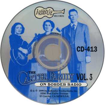 CD The Carter Family: On Border Radio, Vol. 3