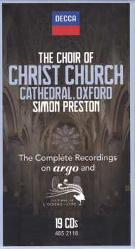 19CD/Box Set The Choir Of Christ Church Cathedral: The Complete Recordings On Argo And L'Oiseau Lyre LTD