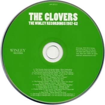CD The Clovers: The Winley Recordings 1957-62
