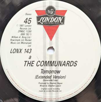 LP The Communards: Tomorrow