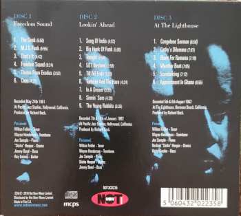 3CD The Crusaders: Freedom Sound, Lookin' Ahead, At The Lighthouse