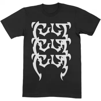 T-Shirt Repeating Logo The Cult 