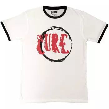 Ringer T-Shirt Circle Logo The Cure