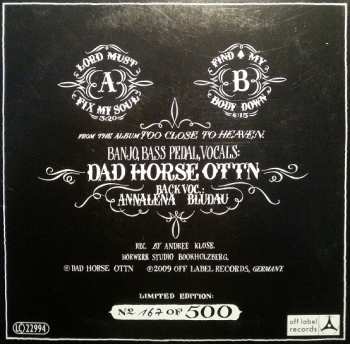 SP The Dad Horse Experience: Lord Must Fix My Soul LTD | NUM