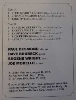 LP The Dave Brubeck Quartet: Time Out LTD