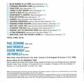 CD The Dave Brubeck Quartet: Time Out