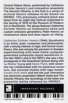 CD The Deontic Miracle: Central Palace Music (From 100 Model Subjects For Hegikan Roku)