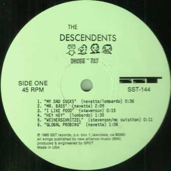 LP Descendents: Bonus Fat