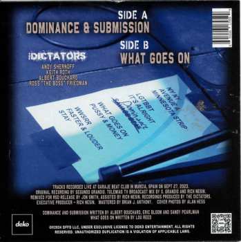 SP The Dictators: Live In Spain CLR