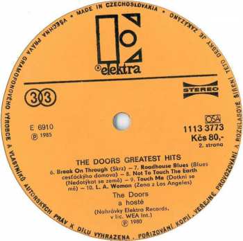 LP The Doors: Greatest Hits