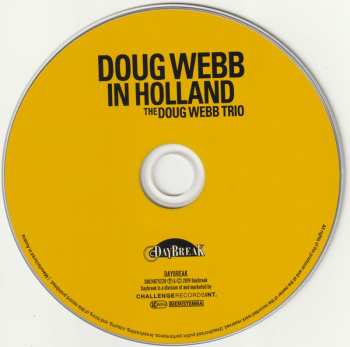 CD The Doug Webb Trio: Doug Webb In Holland