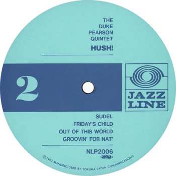 LP The Duke Pearson Quintet: Hush!