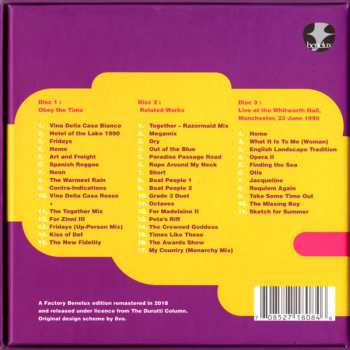 3CD/Box Set The Durutti Column: Obey The Time DLX