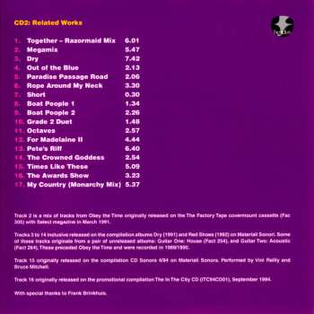 3CD/Box Set The Durutti Column: Obey The Time DLX