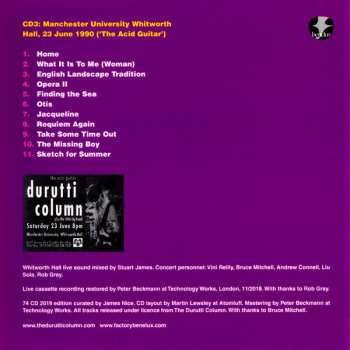 3CD/Box Set The Durutti Column: Obey The Time DLX