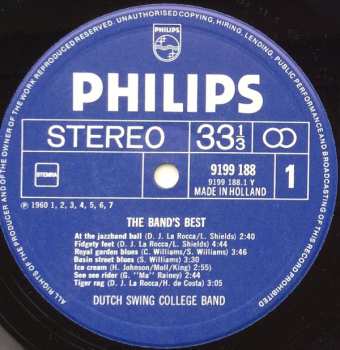 2LP The Dutch Swing College Band: The Band's Best