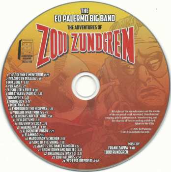CD The Ed Palermo Big Band: The Adventures Of Zodd Zundgren