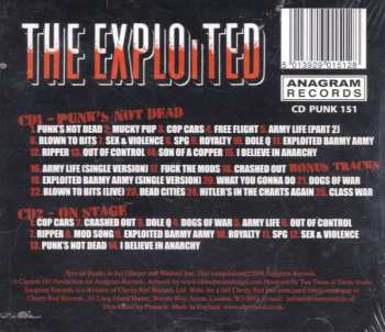 2CD The Exploited: Punks Not Dead & On Stage