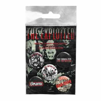 Merch The Exploited: Button-Set The Exploited Button Badge Set 1