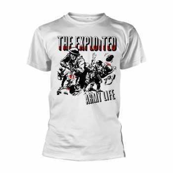 Merch The Exploited: Tričko Army Life (white) S