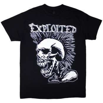 Merch The Exploited: T-Shirt Mohican Skull