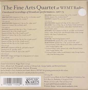 8CD/Box Set The Fine Arts Quartet: The Fine Arts Quartet At WFMT: Unreleased Recordings Of Broadcast performances, 1967-73
