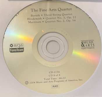 8CD/Box Set The Fine Arts Quartet: The Fine Arts Quartet At WFMT: Unreleased Recordings Of Broadcast performances, 1967-73