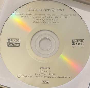 8CD/Box Set The Fine Arts Quartet: The Fine Arts Quartet At WFMT: Unreleased Recordings Of Broadcast performances, 1967-73