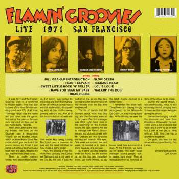 LP The Flamin' Groovies: Live 1971 San Francisco