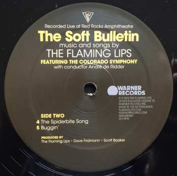 2LP The Flaming Lips: (Recorded Live At Red Rocks Amphitheatre) The Soft Bulletin